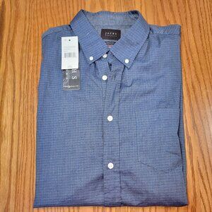 Jachs New York Madison Fit Shirt Mens XL Blue Button Down NWT